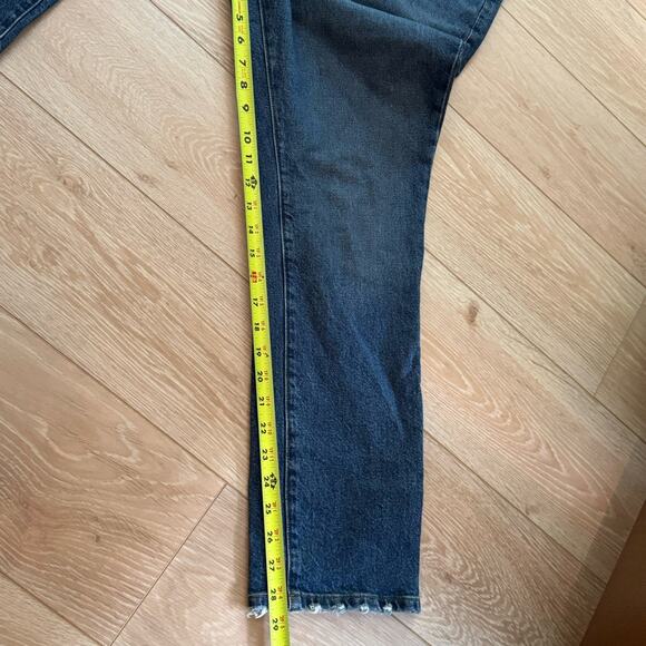 10/30 Good American Straight Leg Jeans Distressed Jeans - Picture 8 of 12